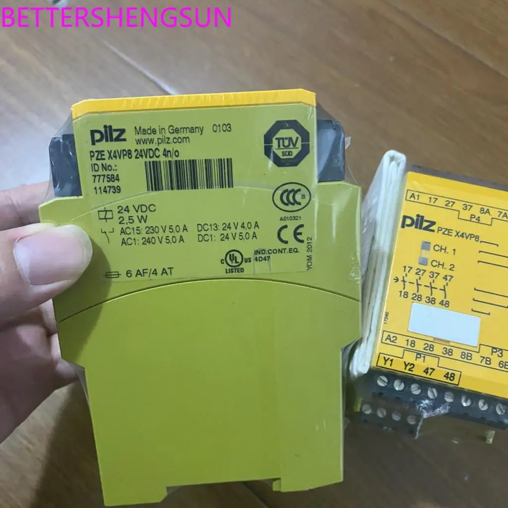 안전 릴레이 777584 모듈 PZE X4VP8 24VDC 4n/o