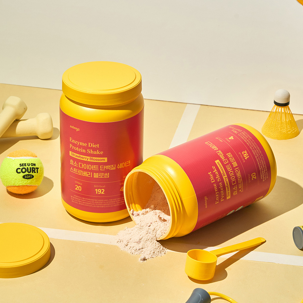 있나요 효소 다이어트 단백질 쉐이크 프로틴 대용량 식사대용 스트로베리 블로썸, 630g, 1개 - 상세 이미지 4