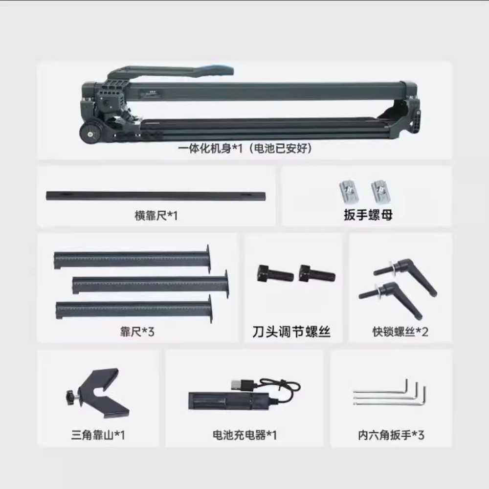 타일커터기 절단 커팅기 금속절단기 텅스텐 재단 도구 0.8m4단절단기 기본형 9cm 소형 베이스 이미지 7