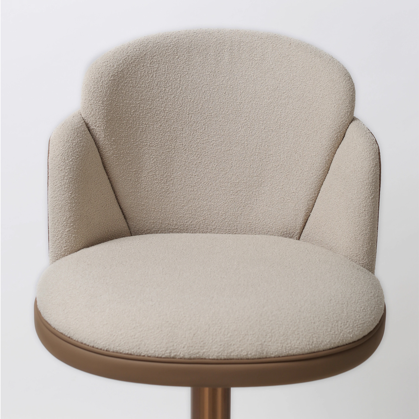 로즈 골드 엘레강스 아일랜드 식탁 홈바 바 스툴 Rosegold Elegance Bar Chair - 상세 이미지 2
