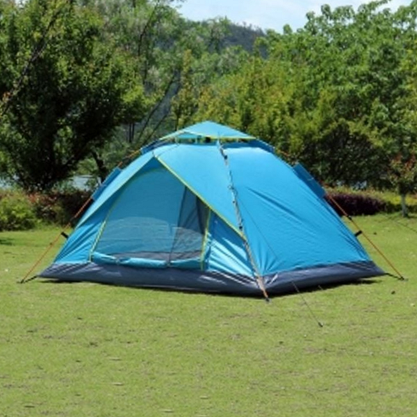 초간편 원터치 캠핑 텐트 돔형 자동 캠핑 텐트 3인용 사계절