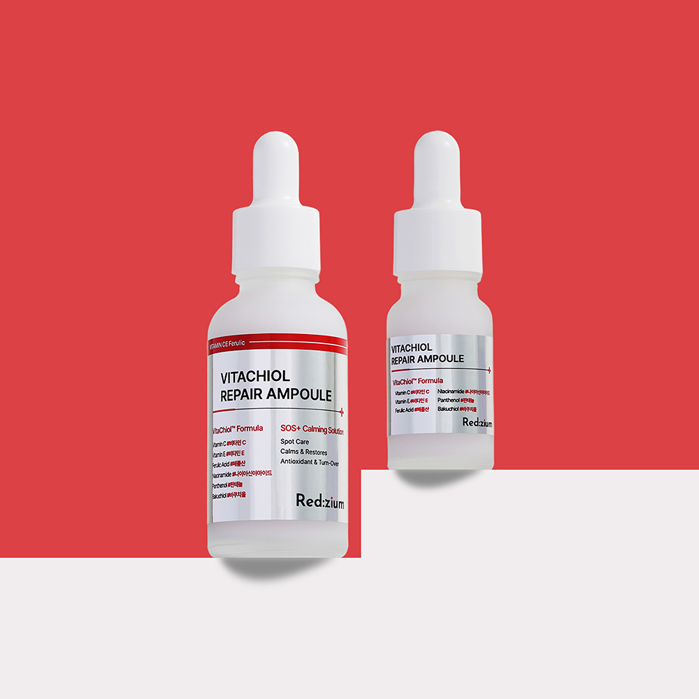 레드지움 비타민c앰플 ce페룰릭 흔적 미백 세럼 비타치올 재생 앰플 제품 이미지