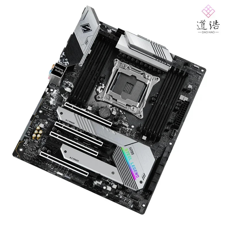 ASRock호환 X299 STEEL LEGEND 마더보드 256GB PCI-E3.0 M.2 LGA 2066 DDR4 메인보드 완전 작동 리퍼