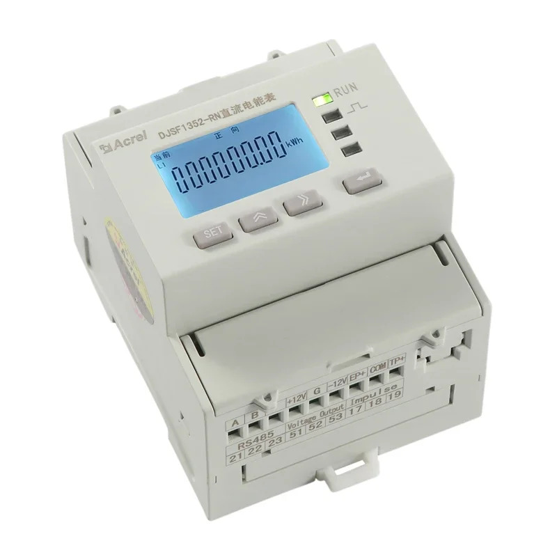 Ankerui DC 에너지 미터 DJSF1352-RN 레일 양방향 계량 광전지 저장미터