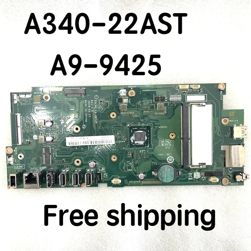 E0C41 LA-H672P Lenovo호환 A340-22AST A9-9425 AIO 마더보드 01LM957 메인보드 리퍼된