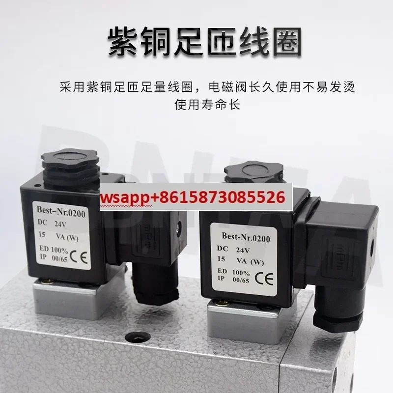 K25DH-15 솔레노이드 밸브 K35 대유량 K25D 구형 K25D2H-10 2위치 5방향 -08-20-25-Y