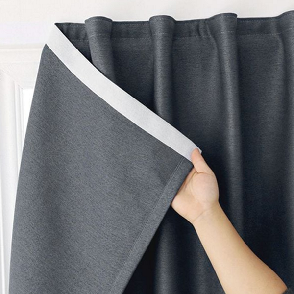 작은방 방풍 암막 커튼 민무늬 방한 암막 커튼 겨울 생활