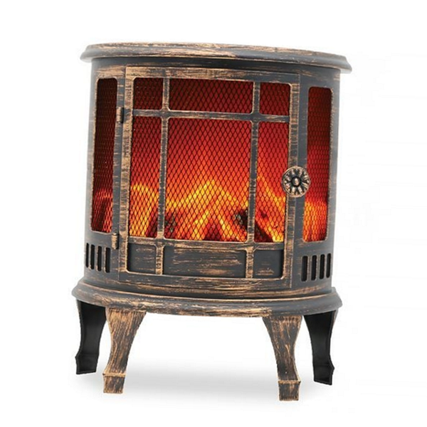 장식품 led 벽난로 무드등 탁상용 인테리어 벽난로 무드등 반원형 불멍