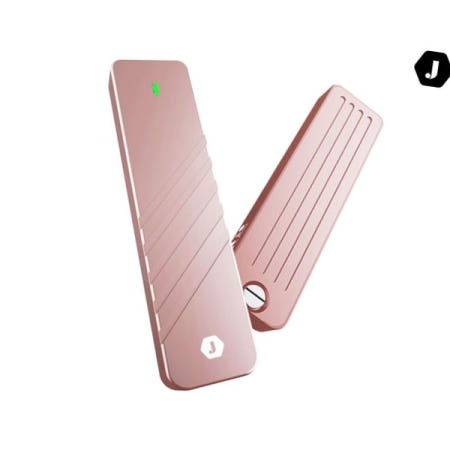 외장케이스 PRO 로즈골드C타입 NVMe SSD외장케이스 JW-i9 10G M.2