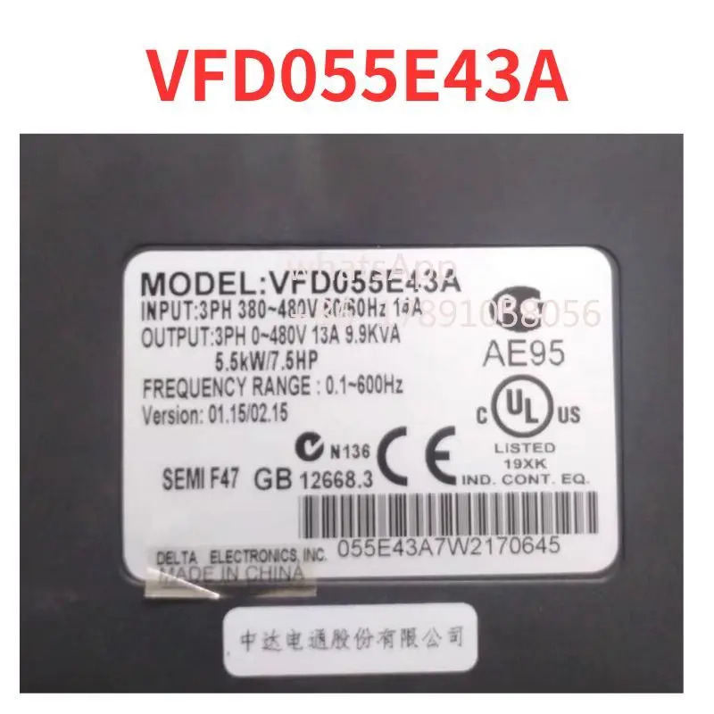 VFD055E43A 주파수 변환기 리퍼 완료