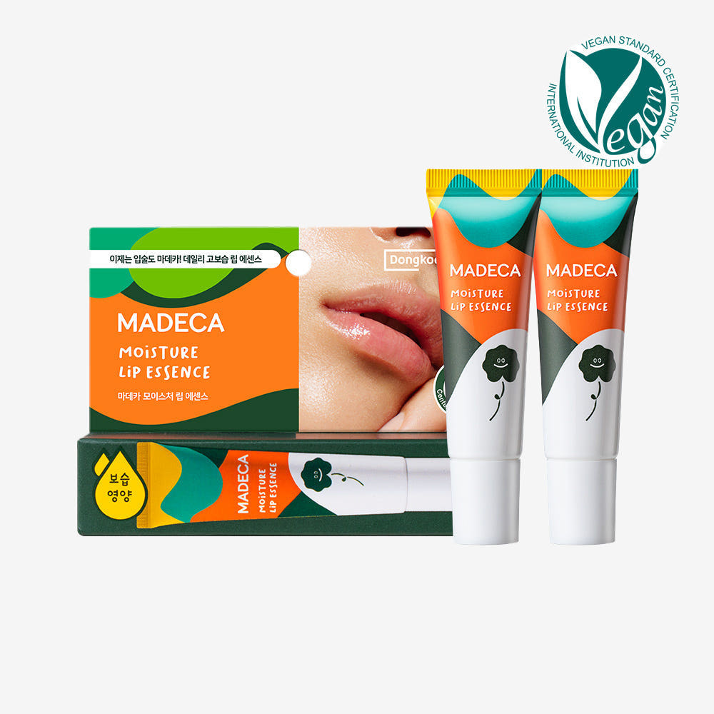 동국제약 마데카 모이스처 립 에센스10ml 2개 / 립밤, 마데카립밤, 입술보호제, 립케어, 비건 - 상품 이미지