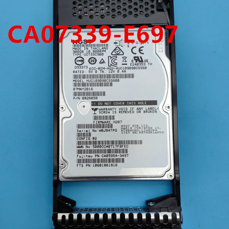 CA07339-E697 CA05954-3497 내장 하드 FUJITSU 900GB 2.5 10K 128MB SAS 거새 원본 드라이브
