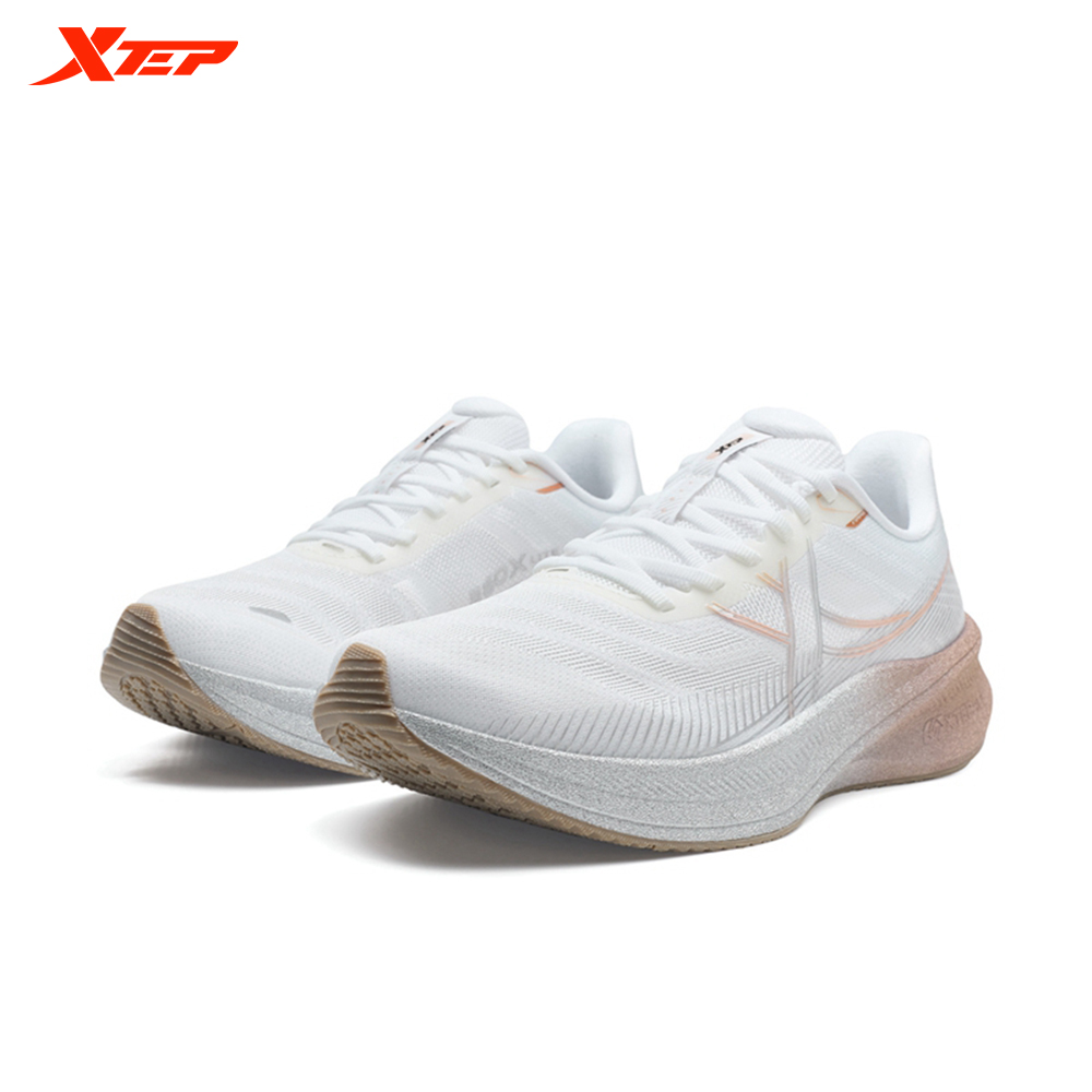 XTEP 카본 러닝화 엑스텝 360X 2.0 LITE NBXS White/SilverGold - 상품 이미지