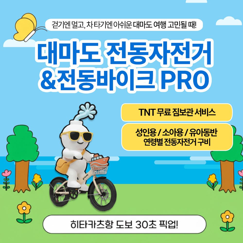 네이버 대마도 여행 대마도 히타카츠 전동자전거