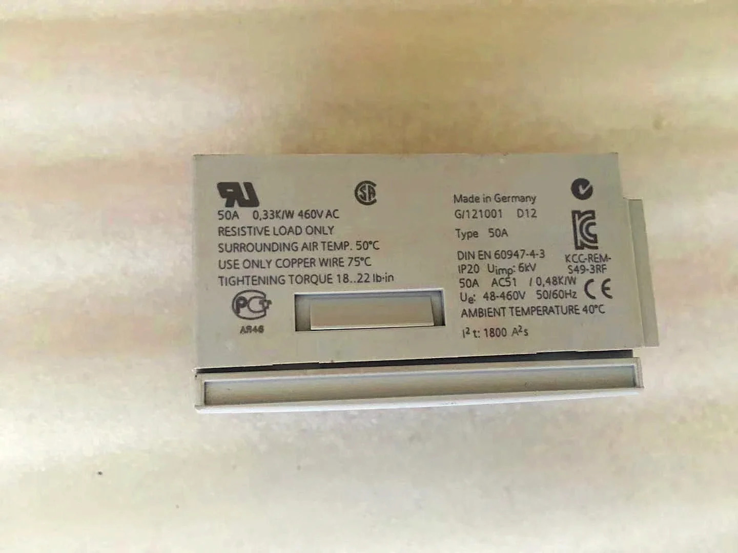 독일산 새 솔리드 스테이트 릴레이 3RF2050-1AA04