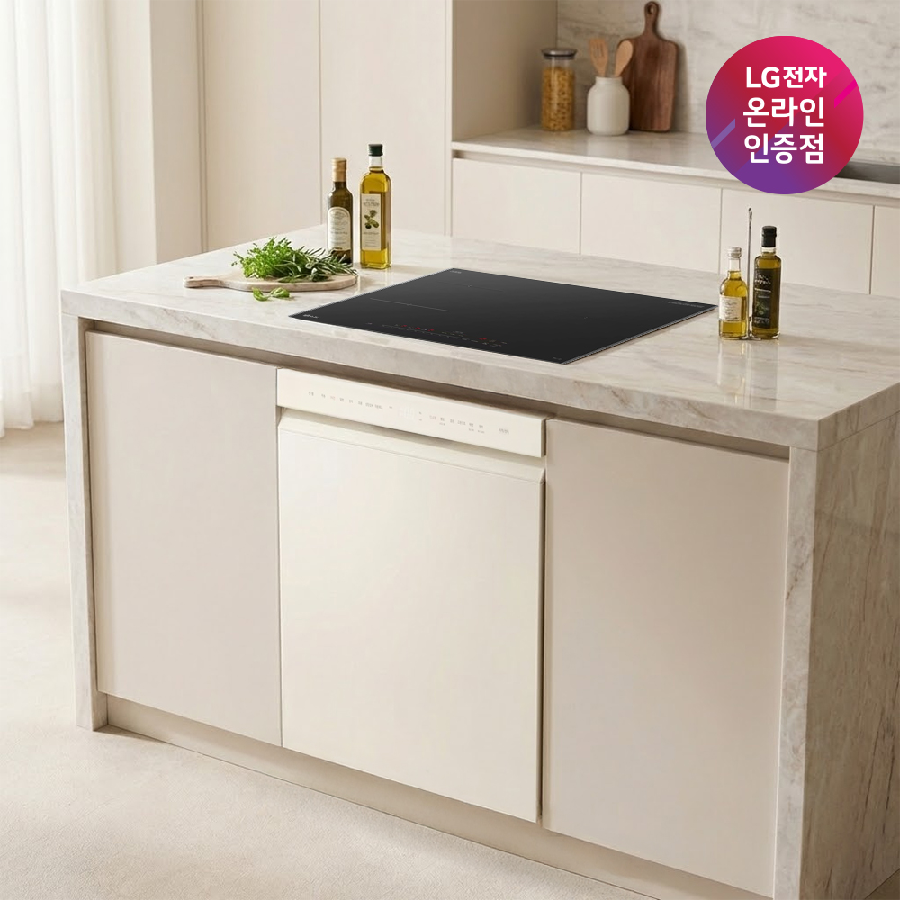 LG 디오스 오브제컬렉션 식기세척기 + LG 디오스 인덕션 빌트인 (DUE5BGL1E + BEI3ASB2OE / 5BG1E-ASB2E) - 상품 이미지