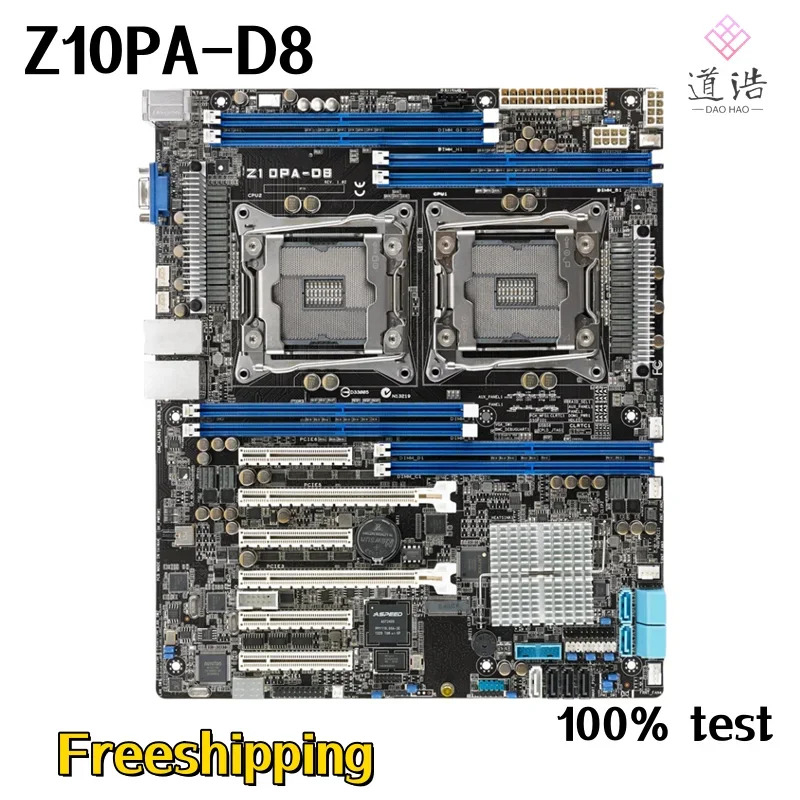 Z10PA-D8 마더보드512GB LGA 2011-3 DDR4 C612 메인보드 완전 작동 리퍼