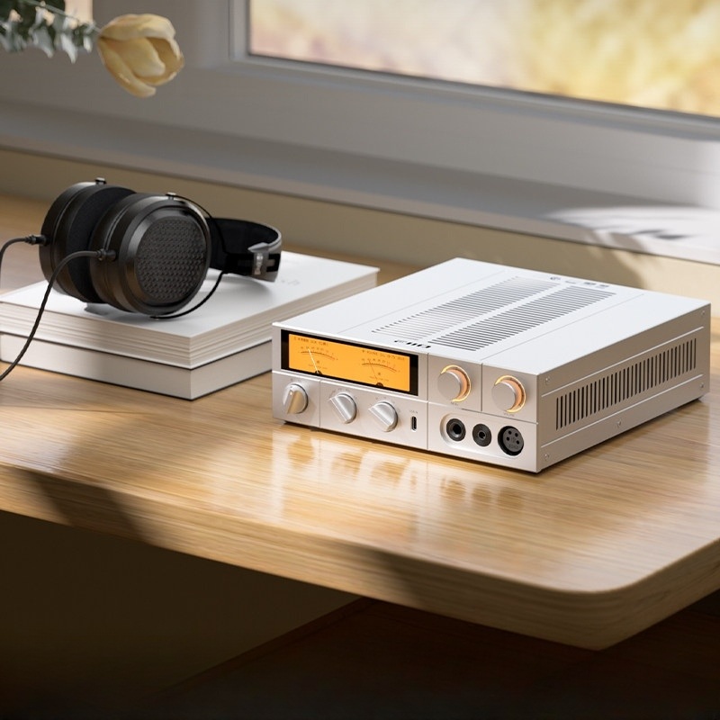 헤드폰 앰프 고음질 USB DAC DSD512지원 블랙 메탈 데스크탑 Hi-Fi 볼륨 - 상세 이미지 2