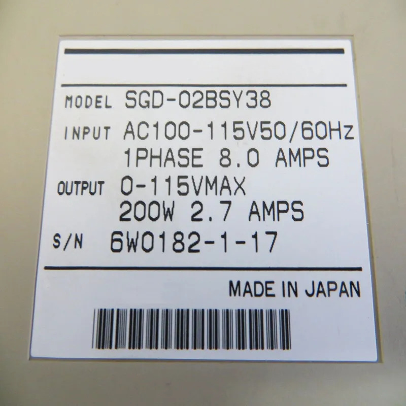 상태서보 드라이브 SGD-02BS
