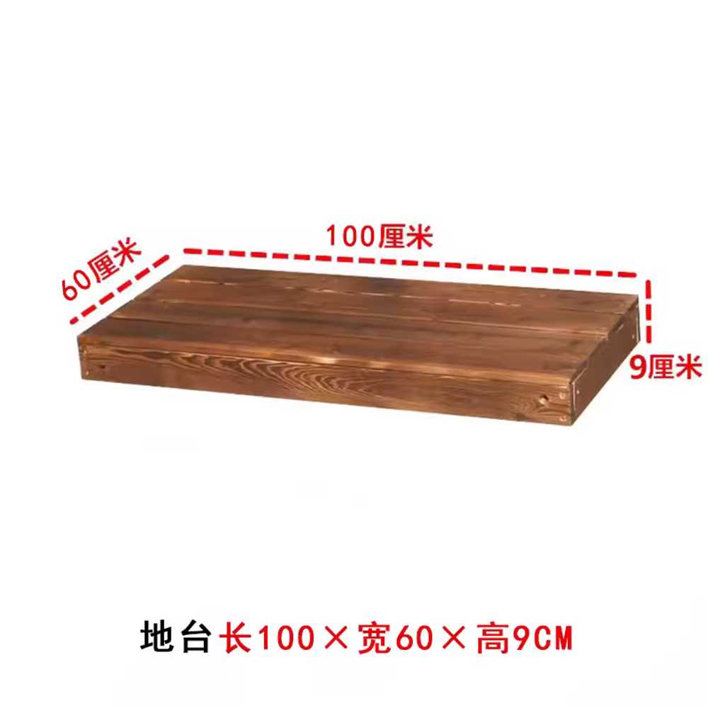 야외평상 피크닉 테라스 정자 데크세트 정원 마루 120x30x36cm - 상세 이미지 3
