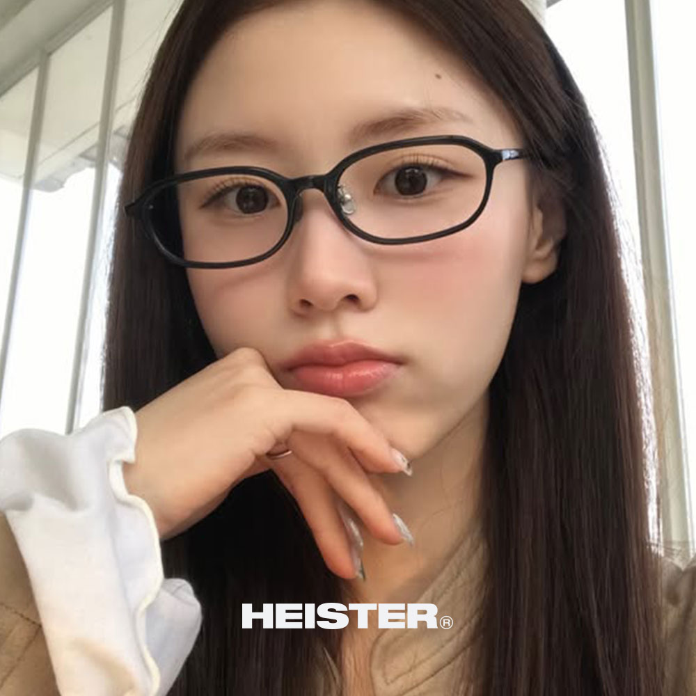 하이스터 안경 노이드 Noid 씬스퀘어 코받침 가벼운 뿔테 안경테 이미지 8