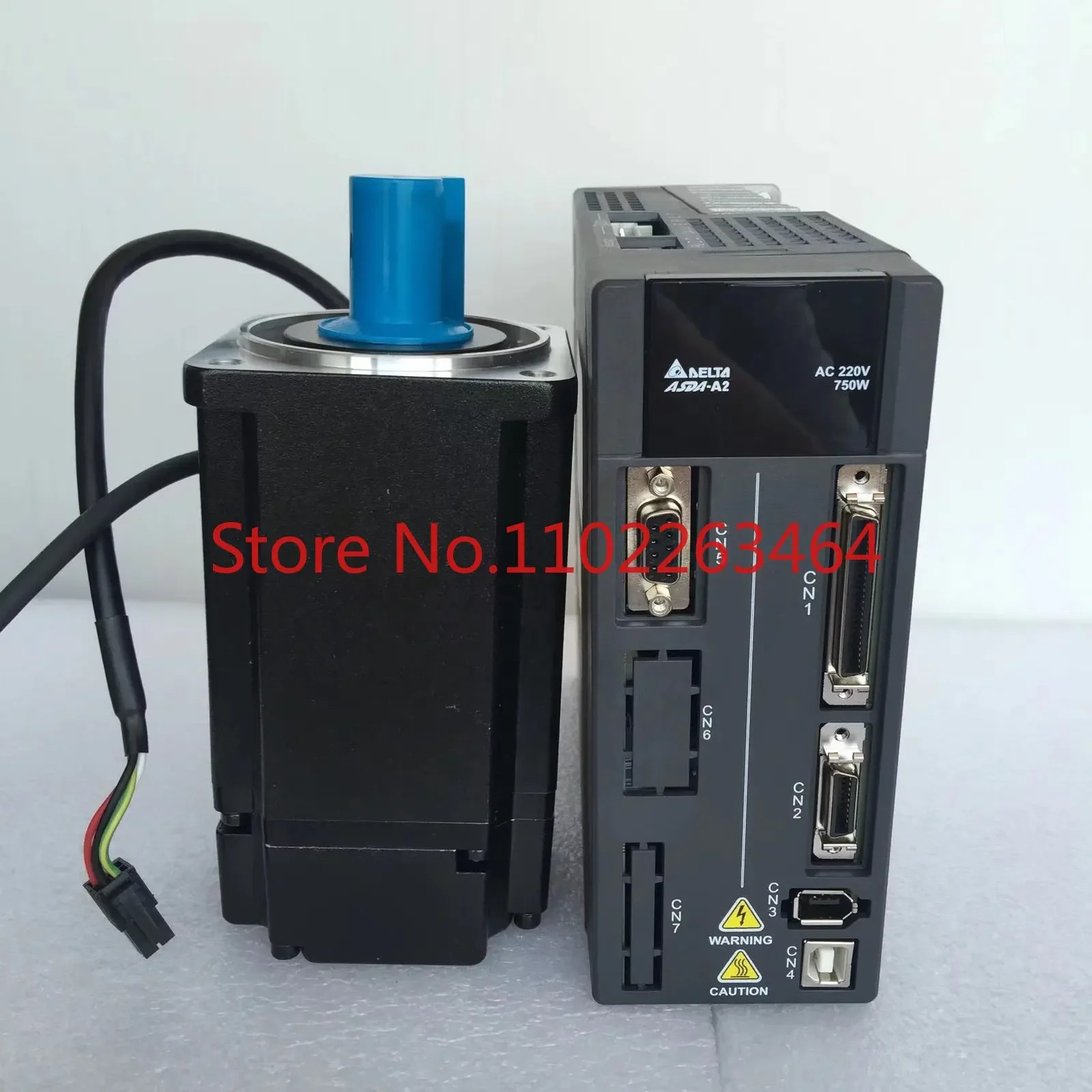 750W 3000R/min AC 서보모터 드라이브 키트 ECMA-C10807RS ASD-A2-0721-M 브레이크 없는 케이블 포함