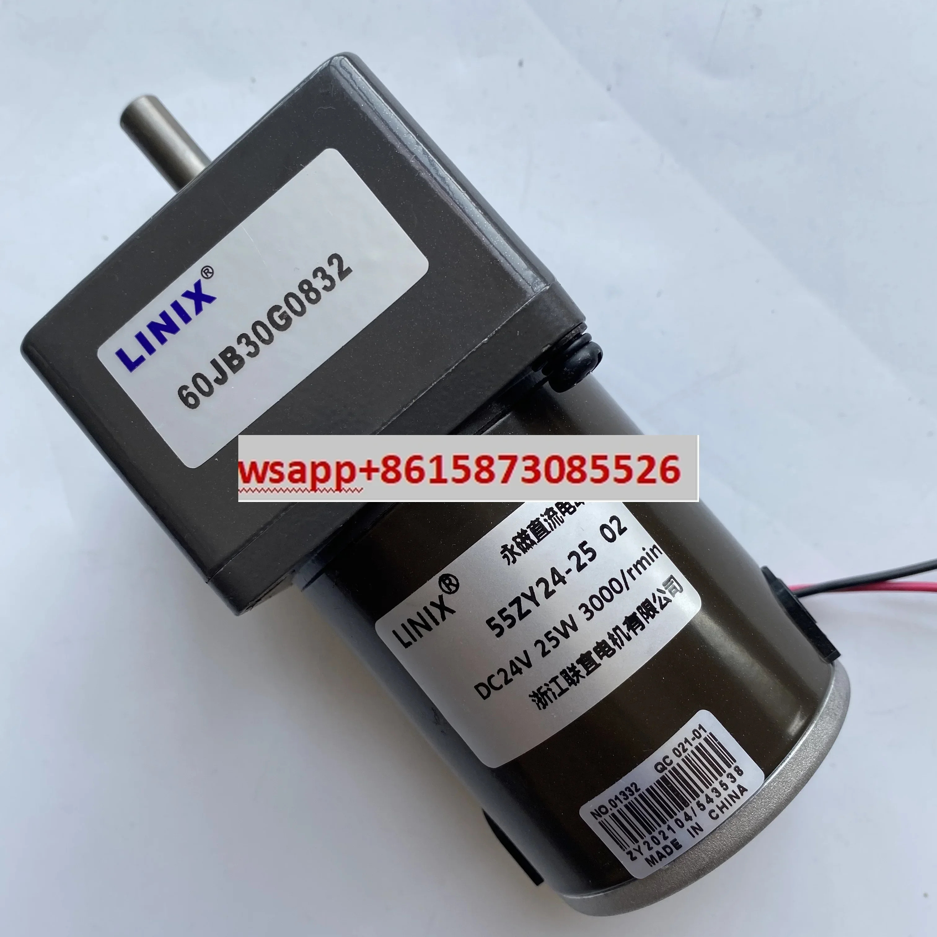 LINIX Lianyi DC 감속 모터 60JB30G0832 55ZY 24-25-02 3000rpm