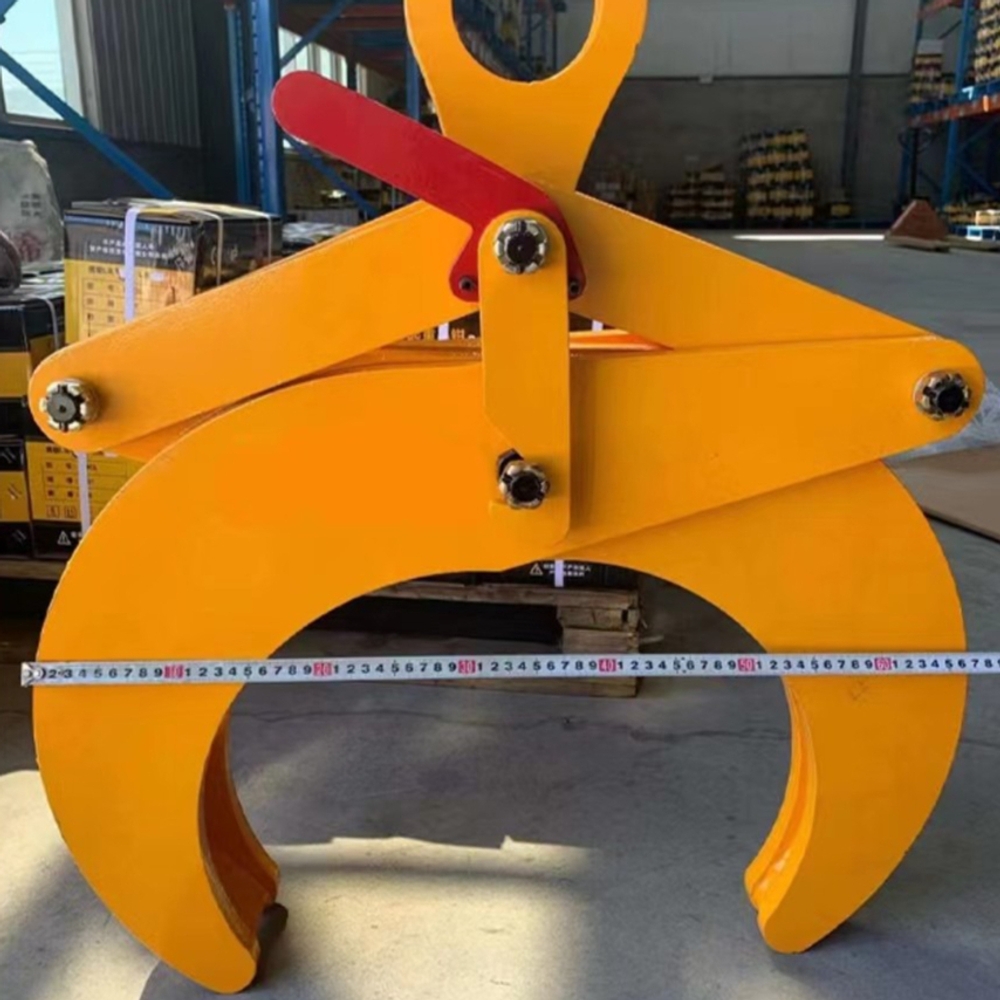 원형 클램프 크레인 고장력 강철 중량물 인양용 파이프 배관 스틸 2T 80-150mm - 상세 이미지 4