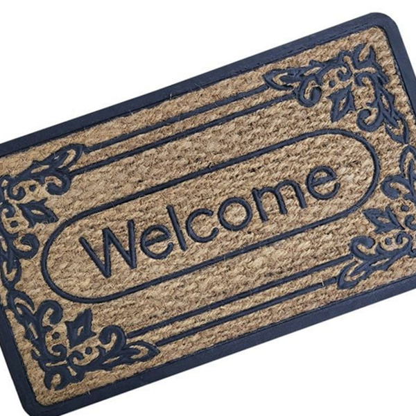 수공예 현관 발 매트 코이어 코코넛 발 매트 미끄럼 방지