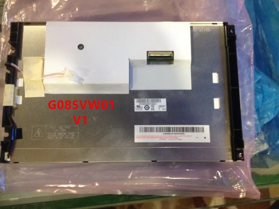AUO 8.5 인치 G085VW01 V0 V1 V3 LCD 화면 산업 자동화 디스플레이 유리