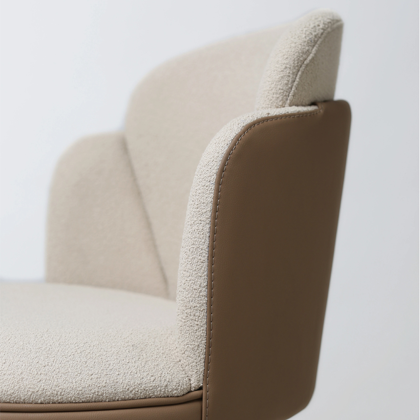 로즈 골드 엘레강스 아일랜드 식탁 홈바 바 스툴 Rosegold Elegance Bar Chair - 상세 이미지 3