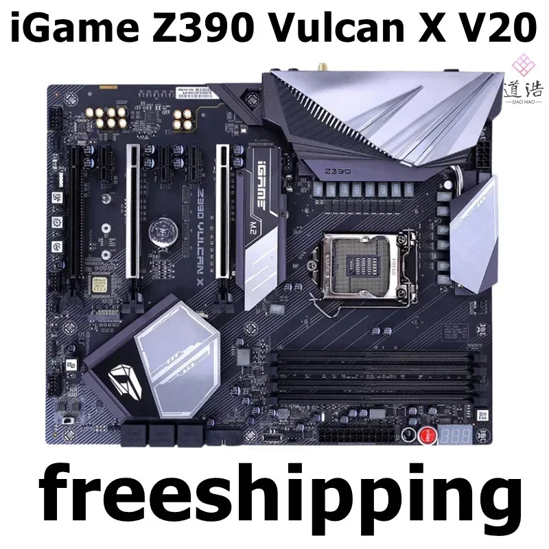 iGame Z390 Vulcan X V20 마더보드 64GB LGA 1151 DDR4 메인보드 완전 작동 리퍼