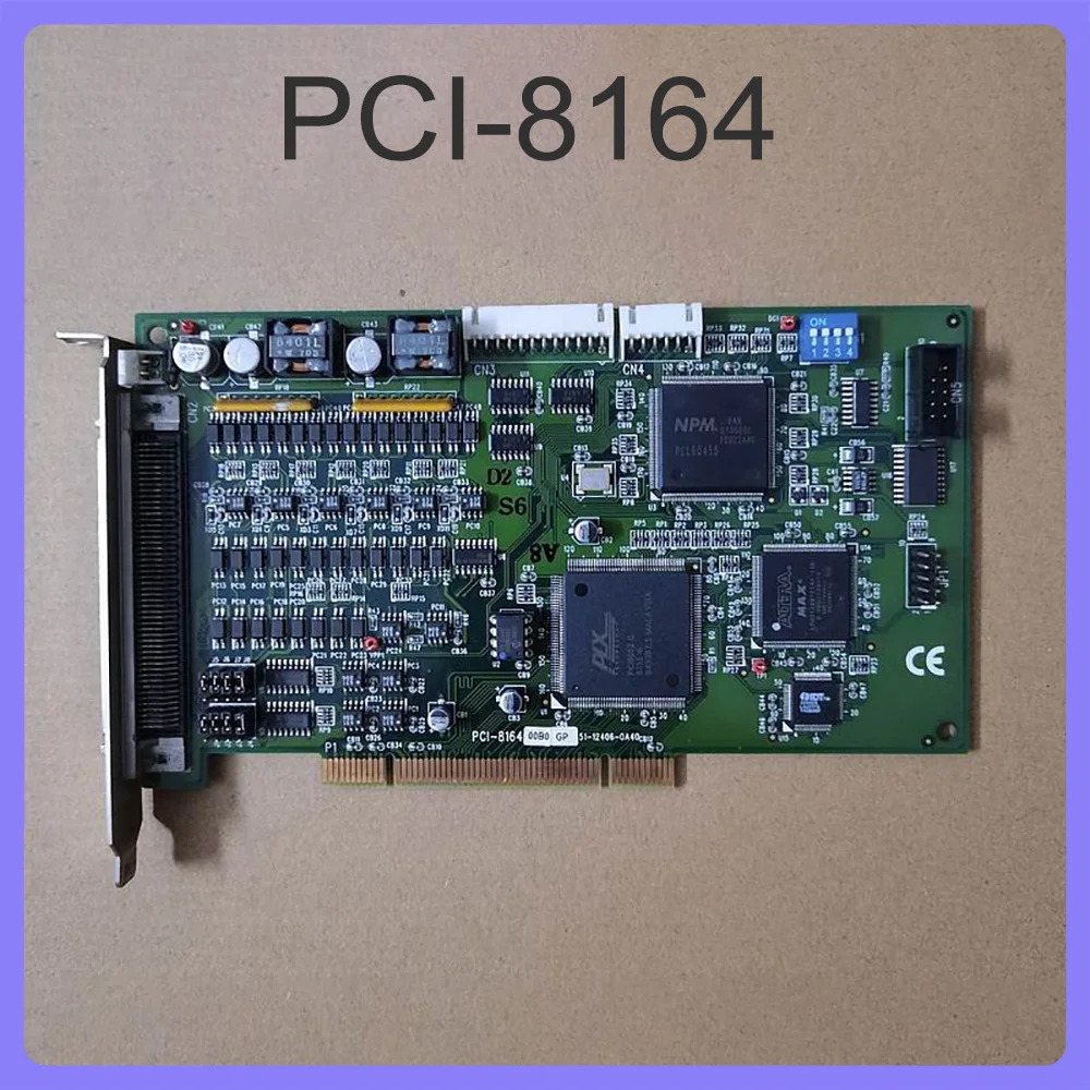 ADLINK PCI-8164 4축 스테퍼 서보 모션 제어51-12406-0A40 스텝