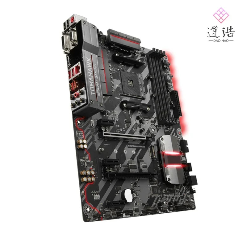 B350 TOMAHAWK PLUS 마더보드128GB AM4 DDR4 메인보드 완전 작동 리퍼