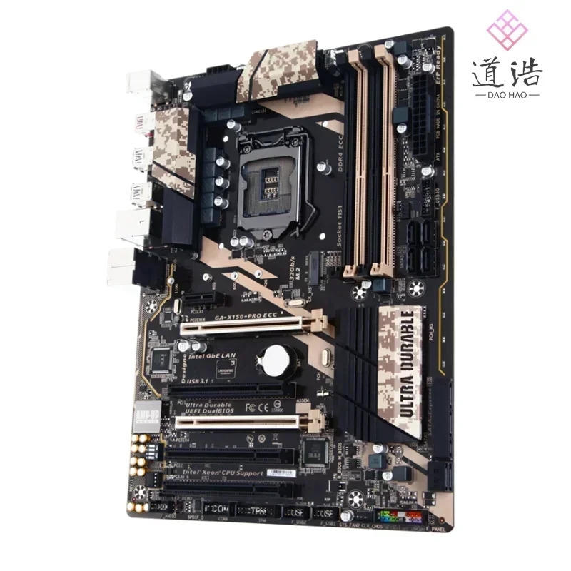 GA-X150-PRO ECC 마더보드64GB M.2 LGA 1151 DDR4 C232 메인보드 완전 작동 리퍼