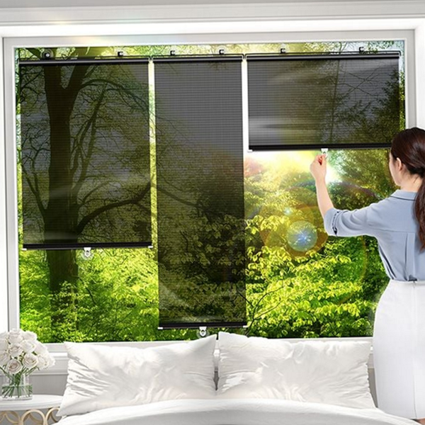 다용도 창문 블라인드 흡착식 붙이는 블라인드 햇빛 차단