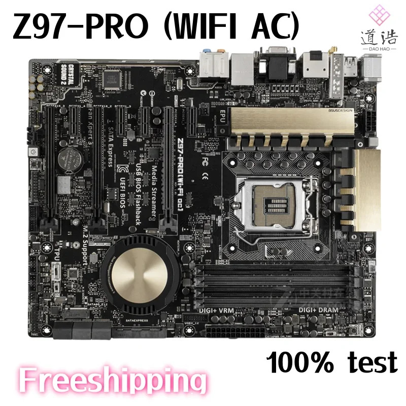 Z97-PROWIFI AC 마더보드32GB M.2 HDMI PCI-E3.0 LGA 1150 DDR3 Z97 메인보드 완전 작동 리퍼