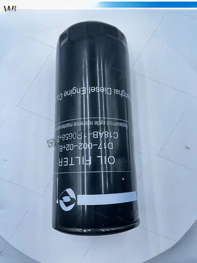 XCMG 로딩 롤러 Shangchai 6114D9 엔진 D17-002-02 오일 필터 JX1023 요소