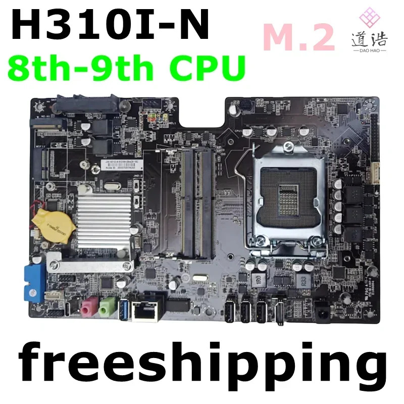 JW H310I-N AIO 마더보드 지원 대 CPU DDR4 M.2 메인보드 완전 작동 리퍼