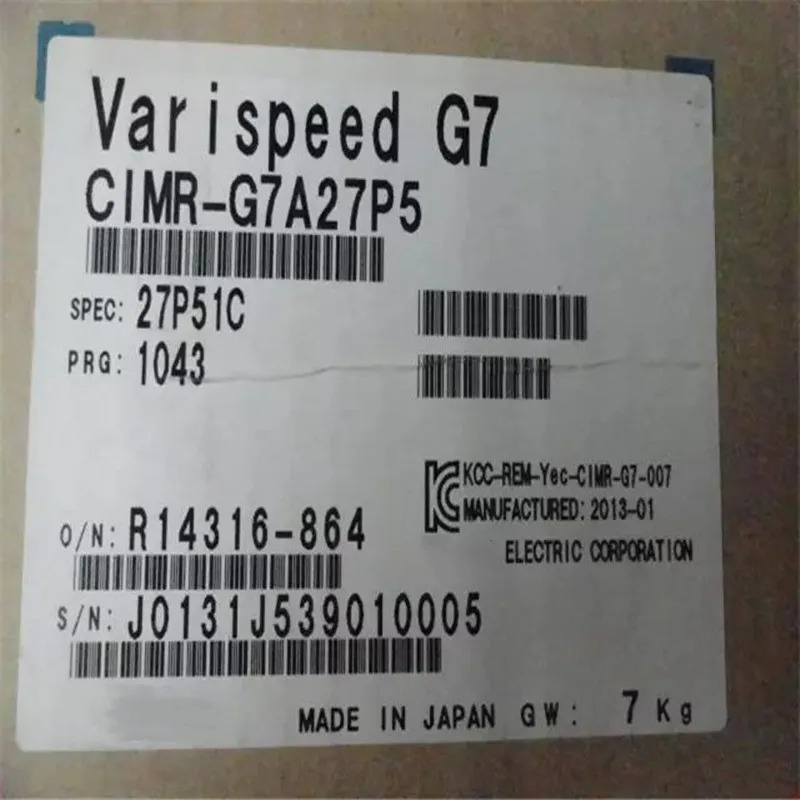 상태 Varispeed CIMR-G7A27P5