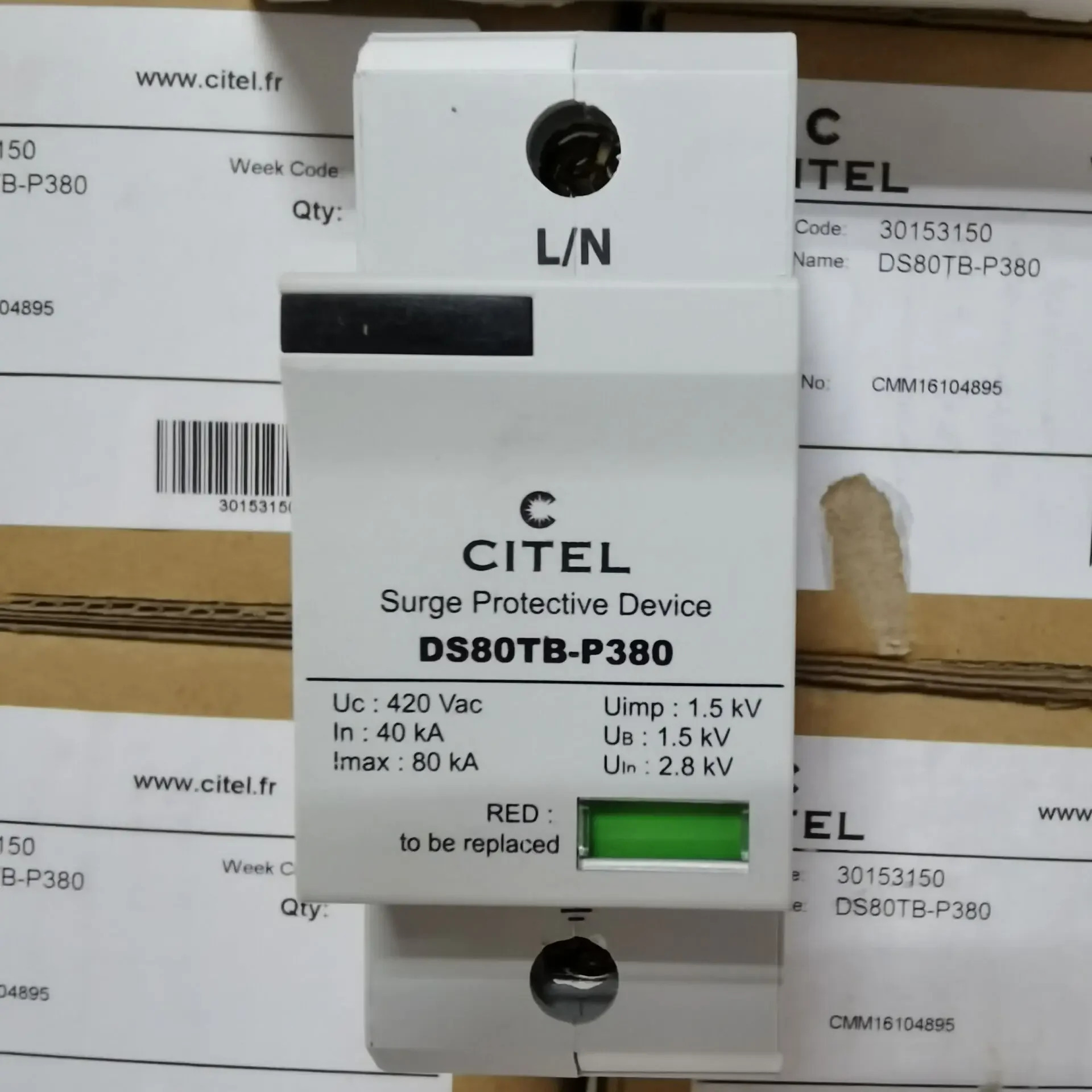 충격적West Dale CITEL 일류 서지 보호기 DS250VG-300 철도 보호 포장