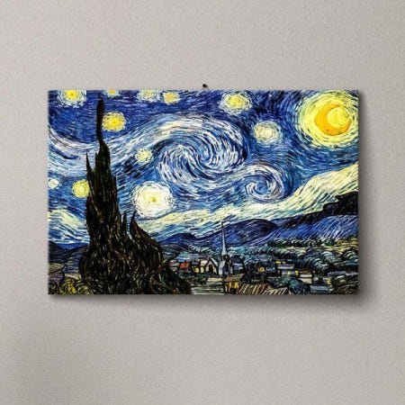 에떼르노 명화 빈센트 반 고흐 별이 빛나는밤 거실 아크릴 액자