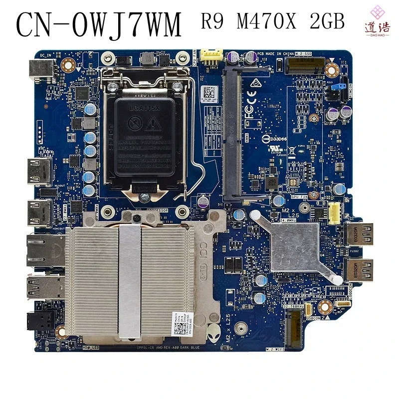 Dell Alienware Alpha R2 R9 M470X 2GB 마더보드CN-0WJ7WM 0WJ7WM WJ7WM DDR4 메인보드 완전 작동 리퍼
