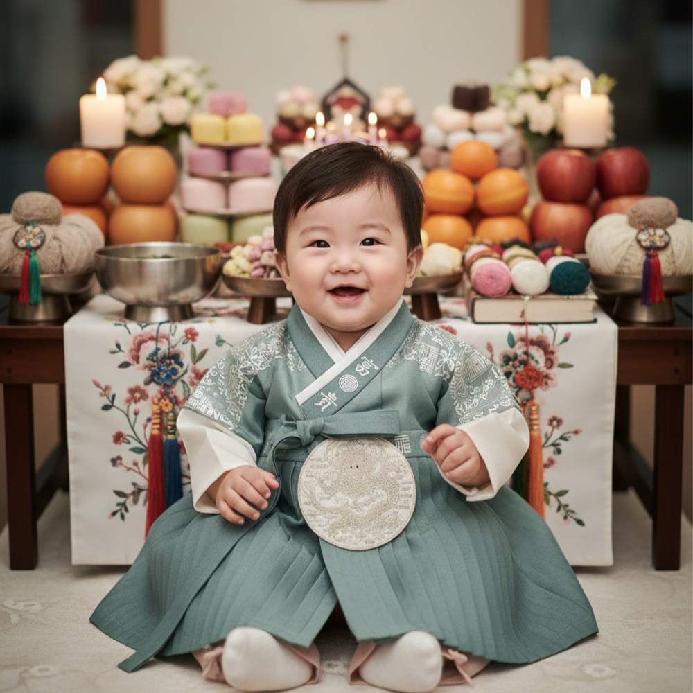 궁 한복대여 아기 가족 서울 강남 부산 평택 경기도 돌잔치한복 178번 - 상세 이미지 2