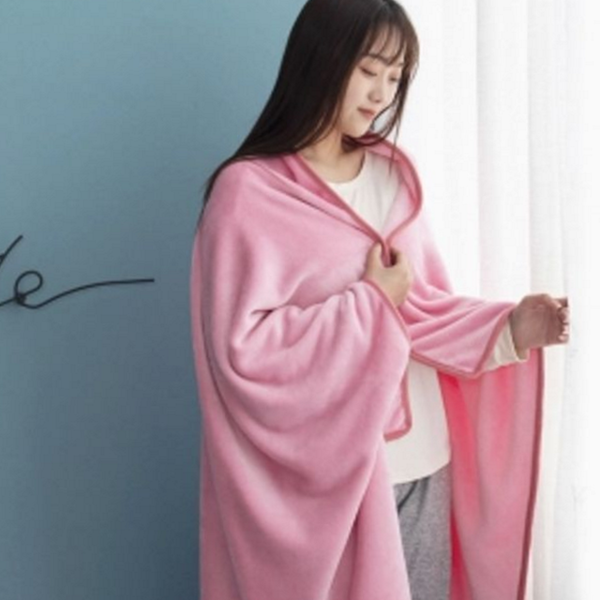 빅사이즈 극세사 담요 망토 입는 담요 겨울 따뜻한