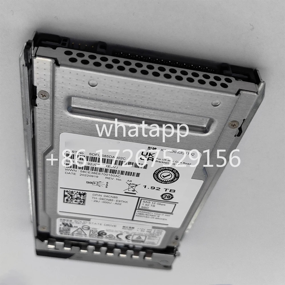 DELL1.92TB SAS SSD 12GB KPM6XRUG1T92 04CN85 4CN85 솔리드 스테이트 드라이브
