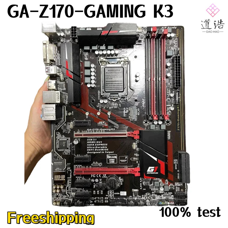 GA-Z170-GNG K3 마더보드리퍼 완료 메인보드 64GB HDMI M.2 LGA 1151 DDR4 Z170