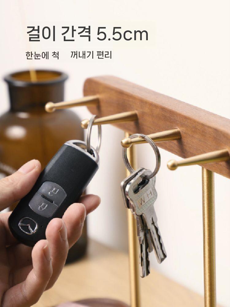 모던 원목 자석 문종 포스터 액막이명태 프레임 장식 도어벨 카페 미니 - 상세 이미지 2