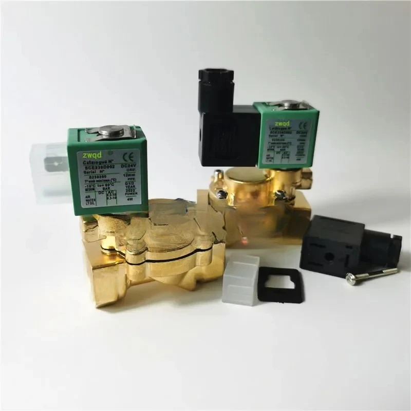 전자기 밸브 SCE238D007 G1/2 DN15 DC24V 쿼터 구리 배수