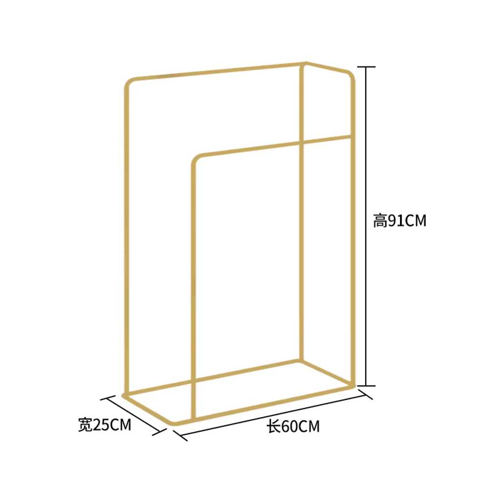 수건 스탠드 속옷 건조대 행거 옷걸이 타월 호텔 철제 60x25x91cm 블랙 L 이미지 8